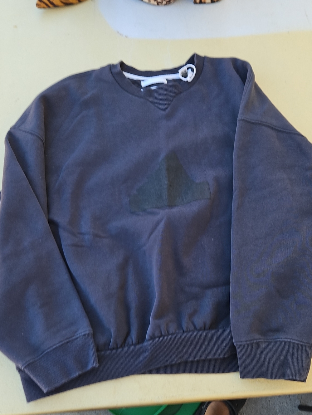 adidas Men's Crewneck Sweatshirt in Navy Blue